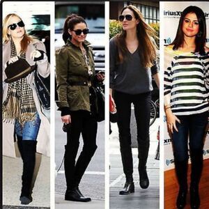 Stuart Weitzman Keelan Over-The-Knee Boot Black Suede Size 8.5